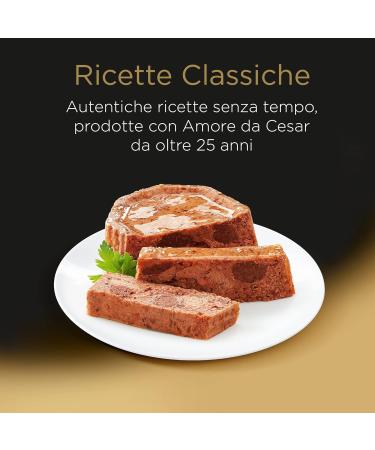 Cesar Classic Recipes Dog Food: Juicy Beef & Chicken - 150g - 14 Bowls - International Shipping Available - Buy Online on GoSupps.com