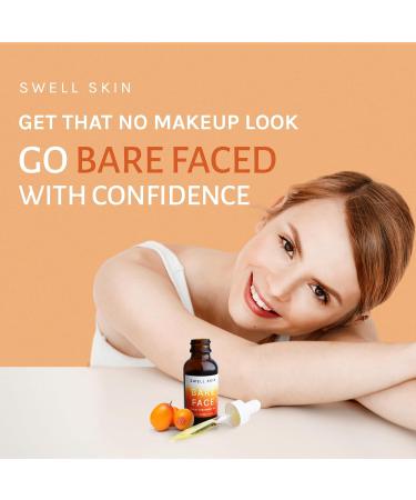 BARE FACE OIL | Antioxidant Botanical Oil | Tone-Enhancing Vitamin A C & E for Radiant Skin | 1oz | International Shipping Available - Buy Online on GoSupps.com