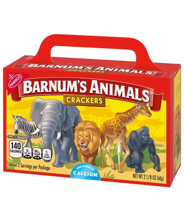 Barnum's Original Animal Crackers - 2.13 oz | Classic Snack for Kids | Circus Themed | Fun Animal Shapes - Buy Online on GoSupps.com