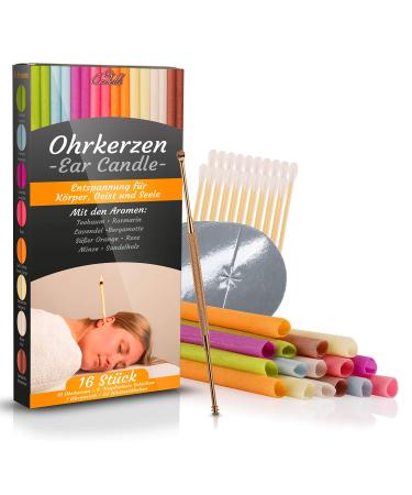 Cedelli 55 cleaning and relaxation set including 1 cleaning stick | Your ear candle set for thorough cleaning!