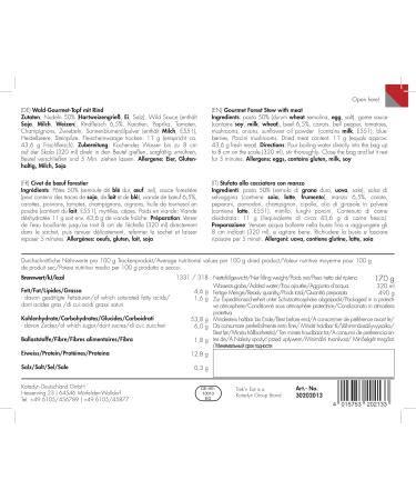 Trekn Eat Wald-Gourmet Pot with Beef - Delicious Internationally Shipped eCommerce Meals - Buy Online on GoSupps.com