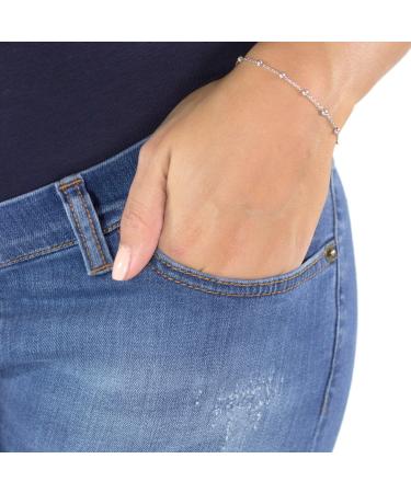 Milano Maternity Jeans: Ultra Stretch Soft Denim, High Waisted Over The Bump Band, Size 14 Light Used - Comfortable Slim Fit for Pregnant Women - Buy Online on GoSupps.com