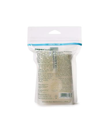 Earth Therapeutics Super Loofah Exfoliating Body Sponge - Rectangular - Buy Online on GoSupps.com