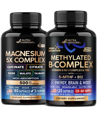 Magnesium & Vitamin B Complex Methylated Capsules
