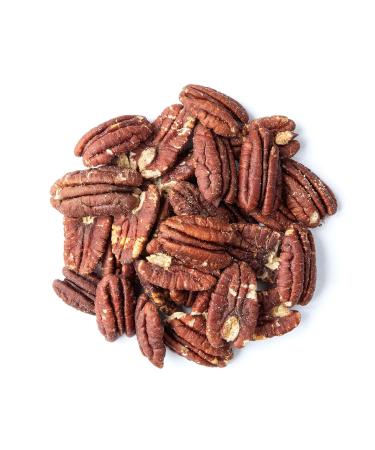 Buy Food to Live Dry Roasted Pecan Halves - Gourmet Vegan Snack Lightly Salted No Oil Added Keto Friendly 1 Pound - Healthy Source of Protein & Fiber - Buy Online on GoSupps.com