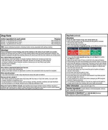 Habitrol Nicotine Transdermal System Patch | Stop Smoking Aid | Steps 1, 2, 3 | 56 Patches (8 Week Kit) - Buy Online on GoSupps.com
