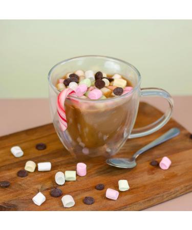DIY Hot Chocolate Kit - Sweet Drinking Chocolate with Marshmallows & Candy Rod | 45g Chocolate Drops - Buy Online on GoSupps.com