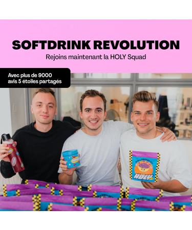 HOLY Iced Tea Lemon Honey x Black Tea | 50 portions avec antioxydants et super-aliments | Th glac sans sucre avec formule Relax | V g talien avec ar mes de fruits 100% naturels - Buy Online on GoSupps.com