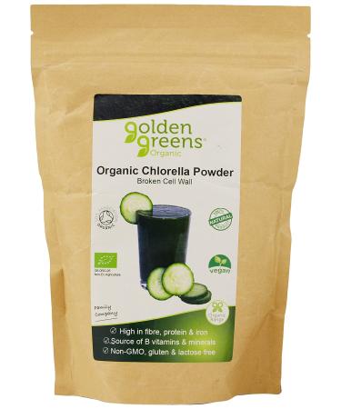 GOLDEN GREENS ORGANIC Organic Chlorella Powder 200g (PACK OF 1)