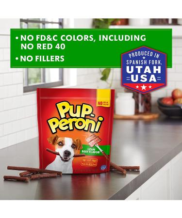 Pup-Peroni Lean Beef Dog Treats - 22.5 Ounce - Made with Real Meat Stix - Buy Online on GoSupps.com