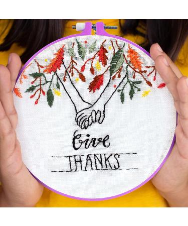 Caydo 7-Piece Plastic Embroidery Hoops Set - 2.3 to 10.2 inch Multicolor Cross Stitch Hoops for Embroidery - Buy Online on GoSupps.com