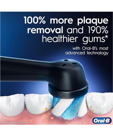 Oral-B iO8 Electric Toothbrush for Adults | Christmas Gift | 6 Modes Teeth Whitening | App Connected | Magnetic Pouch | UK Plug | Black - Buy Online on GoSupps.com