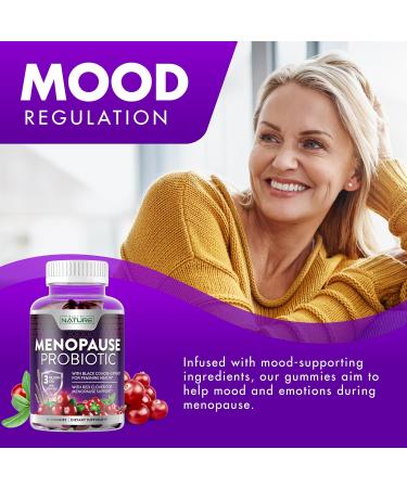 Menopause Supplements for Women - Probiotic Gummy for Hot Flashes Night Sweats & Mood Swings - Non-GMO & Vegan - 60 Gummies - Buy Online on GoSupps.com
