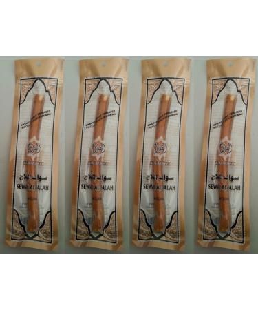 Set of 2 3 4 or 5 Islamic Miswak Natual Toothbursh/Siwak/Arak PEELU/Miswak Sticks/Chewing Stick/Salvadora Persica (Set of 5) - Buy Online on GoSupps.com