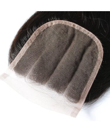 BLISSHAIR 3 Part Lace Closure Body Wave Brazilian Virgin Human Hair | 4X4 Top Closure with Baby Hair | 14 Inch | International Shipping - Buy Online on GoSupps.com