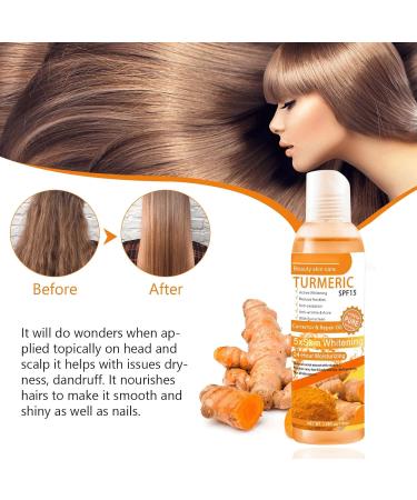 Turmeric Oil Turmeric Face Serum Dark Spot Correcting Glow Serum Reduces Age Spots Sun Spot Improve Brightening Moisturzing Body Face Oils and Serums (Turmeric Oil) - Buy Online on GoSupps.com