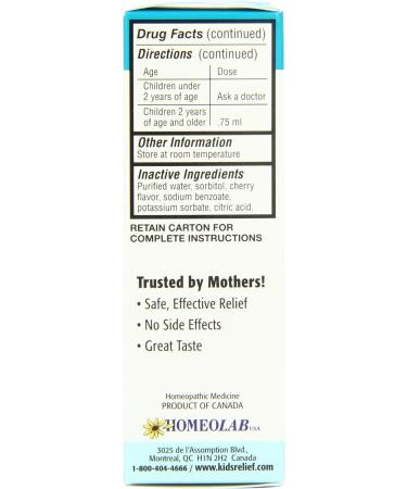 Kids Relief Pain and Fever Oral Solution 2oz - Pack of 2 | Fast-Acting Relief for Children - Buy Online on GoSupps.com