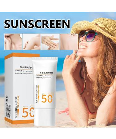  G n rique Sunscreen SPF 50 Broad Spectrum UV Protection Lightweight Cream Formula Fast Absorbing 100 ml Daily Use for Beach Pool Outdoor Sports Hiking Travel More - Buy Online on GoSupps.com