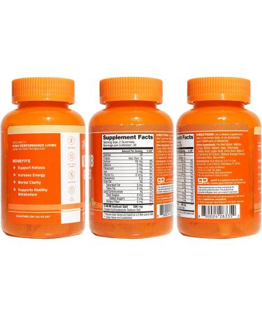 Real Ketones Exogenous Keto BHB Gummies - Orange Flavor (30 Servings) | Rapid Ketosis & Keto Diet Support - Buy Online on GoSupps.com