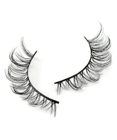 Buy Russian Strip Lashes - 3D Handmade C/D Curl Wispy Fluffy Black Eyelashes (CA030) - Fast International Shipping - Buy Online on GoSupps.com