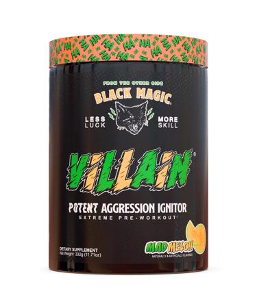 Black Magic Supply Villain High-Stim Nootropic Pre-Workout - Beta-Alanine L-Tyrosine & Caffeine - Pump & Focus - 25 Servings (Mad Melon)