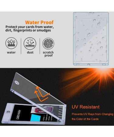 6 Pack Magnetic Trading Card Holder Case - 55pt Hard Case UV Resistant - Clear Viewing for Sports Cards & Collectors - Buy Online on GoSupps.com