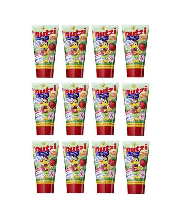 Putzi Strawberry Toothpaste 50ml pack of 12 (12x 50ml)