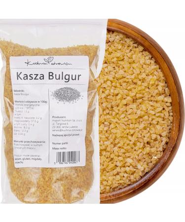 Kuchnia Zdrowia Kuchnia Zdrowia - Bulgur Semolina - High Quality - Natural - Vegan - Leak-proof zip-lock bag - 1kg Doypack