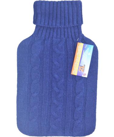 Hot Water Bottle Cover Only 2L Premium Cover (Blue) - Buy Online on GoSupps.com