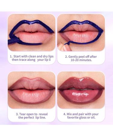 PeelOff Lip Liner Waterproof Matte Peel Off Lipstick Sustainable Cosmetics Makeup Products for Girlfriend Women Girls Dating Party Commute Vacation Travel for Daily Use Work 03 - Buy Online on GoSupps.com