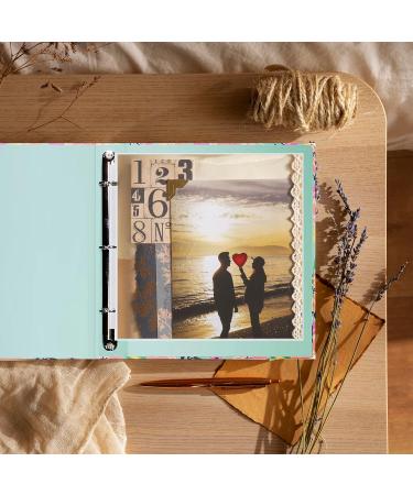 50 Pack 12.25x12.25 Clear Sheet Protectors for Scrapbook Refill Pages - Top Loading, Archival Safe Plastic Sleeves for Documents and Photos - Buy Online on GoSupps.com