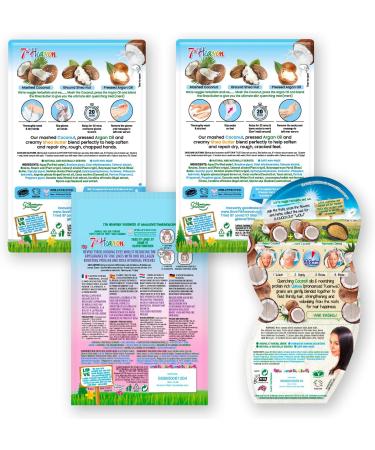 7th Heaven 'Soothing Spa Day' Beauty Kit - 4 Masks to Soften and Soothe Skin and Hair - Coconut Shea Butter and Rose - Buy Online on GoSupps.com