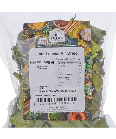Old India Air Dried Lime Leaves 50g - Pack of 1 | Premium Quality - Buy Online on GoSupps.com