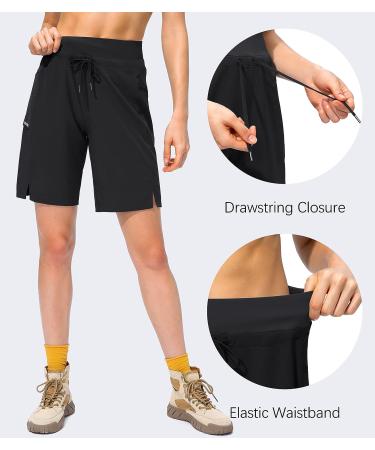 Women's Quick Dry Hiking Long Shorts - Black X-Large - Buy Online on GoSupps.com