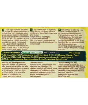  Old El Paso Old El Paso Piment Con Carne Seasoning Mix 39g - Buy Online on GoSupps.com