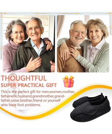 Breathable Diabetic Shoes for Swollen Feet | Adjustable Edema Footwear for Men & Women | Comfortable Slippers After Injury & Surgery - Buy Online on GoSupps.com