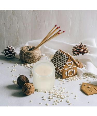 Buy Oakmoss Vetiver & Musk Scented Candles - Natural Soy Wax Aromatherapy - 7OZ White Jar - International Shipping - Buy Online on GoSupps.com