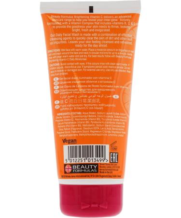 Beauty Formulas BRIGHTENING VITAMIN C 150ML FACIAL WASH - Buy Online on GoSupps.com