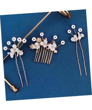 FOMIYES Wedding Decoration 1 Set Bridal Hairpin Alloy Vintage Asia Bride Rhinestone Hair Clip - Buy Online on GoSupps.com