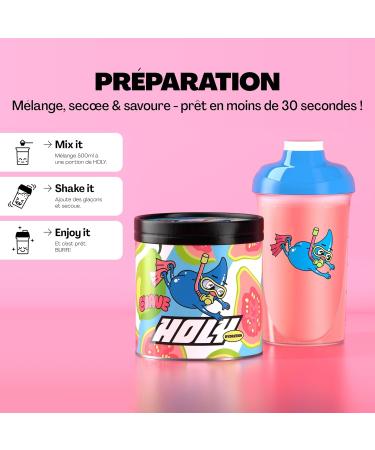 HOLY Hydration Goyave Poudre lectrolytes Sans Sucre | 50 Portions | Boisson Hydratation Sport avec Min raux Eau de Coco & Vitamines | V gan Ar mes Naturels (350g) - Buy Online on GoSupps.com
