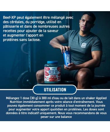 Applied Nutrition B uf XP Isolat de Prot ines de B uf Hydrolys es Poudre de Prot ines de B uf Boisson Prot in e sans Produits Laitiers sans Lactose sans Sucre 60 Portions (1.8Kg Mixed Berry) Mixed Berry 1.8Kg - Buy Online on GoSupps.com