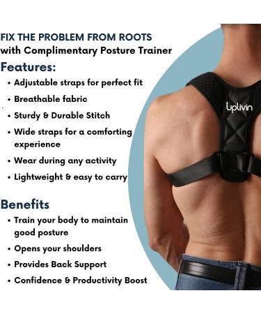 Neck Stretcher with Heat Therapy & Posture Corrector Ebook | Cervical Traction Device for Neck Pain Relief with Heated Pillow | Improve Mobility & Confidence - Buy Online on GoSupps.com