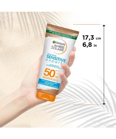 Garnier Sun Protection Set for Face and Body with Sun Protection Fluid SPF 50+ and Sun Lotion SPF 50+ Light and Invisible Formula Ambre Solaire 2 Pieces - Buy Online on GoSupps.com