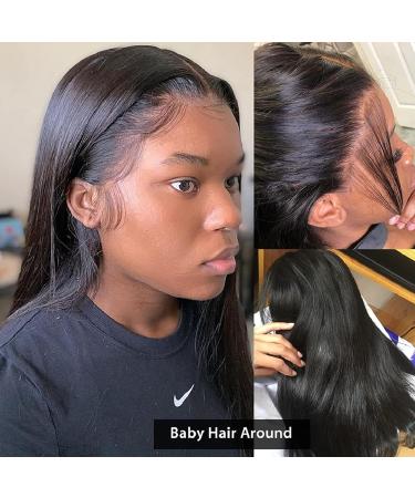 13x4 Lace Frontal Closure Ear to Ear HD Lace Frontal 12 Inch Brazilian Straight Frontal HD Closure Virgin Human Hair Frontal Lace Closure Natural Black 150% Density 12 Inch 13x4 closure Straight - Buy Online on GoSupps.com