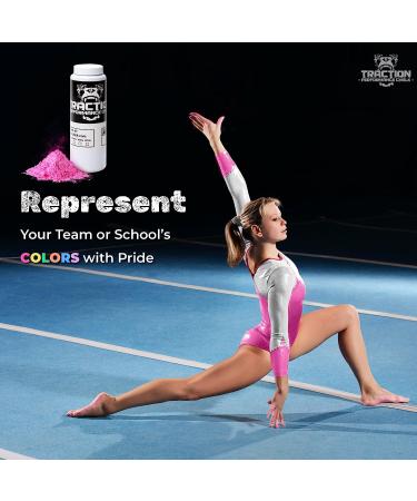 Traction Performance Colored Gym Chalk | 8 oz. Blue Powder for Gymnastics, Rock Climbing, Weight Lifting & Workouts - Firm Grip Magnesium Carbonate in Vibrant Colors - Made in USA - Buy Online on GoSupps.com