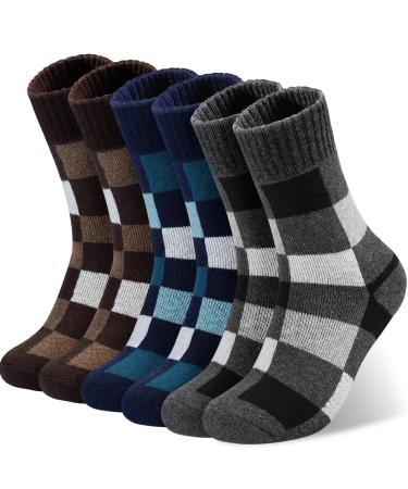 Yeblues warm socks men winter thick thermosocks men breathable warm merino wool socks winter socks thermo men for outdoor hiking running ski socks 39-46 carosocke 3-pair