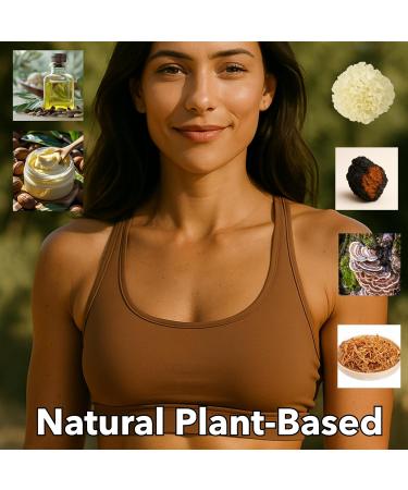 Mushroom Complex Cream 6-Mushroom Immune & Focus Support | Reishi Lion s Mane Chaga Cordyceps Turkey Tail Tremella | 2 oz King & Queen Wellness - Buy Online on GoSupps.com