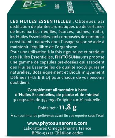 Phytosun Ar ms - Capsules Defenses Naturelles (1) (2) aux Huiles Essentielles - 30 Capsules Ginseng 30 Unit (Lot de 1) - Buy Online on GoSupps.com