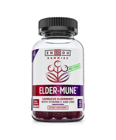 Zhou Elder-Mune Sambucus Elderberry Gummies - 60 Gummies
