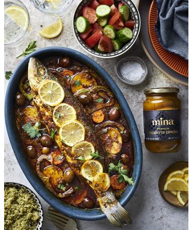 Buy Mina Moroccan Preserved Lemons - Authentic Beldi Lemons, 12.5 oz - Buy Online on GoSupps.com